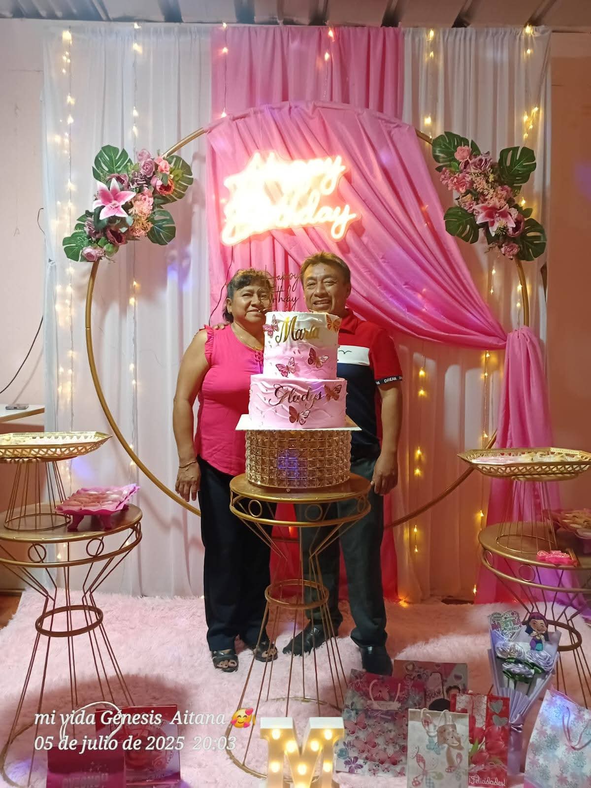 Decoración de cumpleaños para mujer adulta